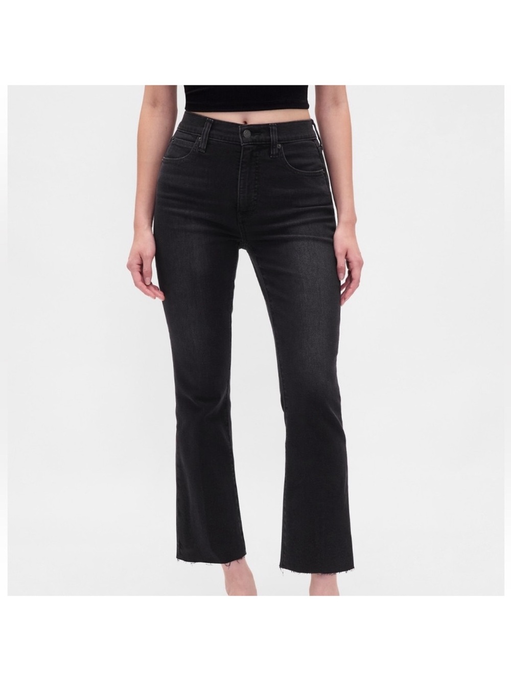 GAP Black Kick Fit High-Rise Jeans